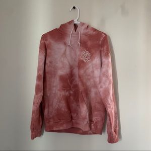 Pink Tie Dye Obey Hoodie